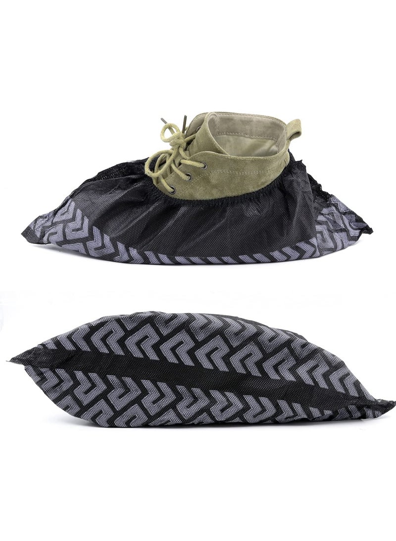 fantasize Professional Shoe Covers - 100 Pack Sleek Disposable Boot and Shoe Booties, One Size Fits Most, Durable, Non Slip - Indoor/Outdoor, Water Resistant Indoor Use Premium Durable Booties - Image 3